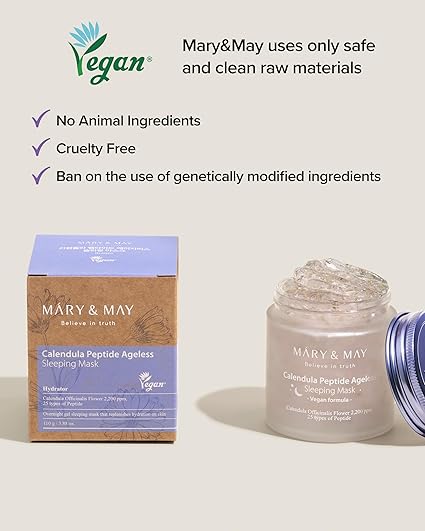 Mary & May Calendula Peptide Ageless Sleeping Mask 110g