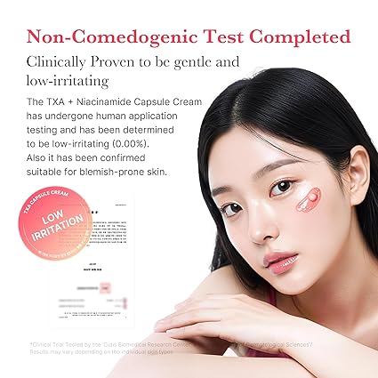 medicube TXA+Niacinamide Capsule Cream as the next step for after spot care|Ultimate Dual Radiance Moisturizer|Uneven Skin Tone, Texture, Hydration|Tranexamic Acid&Niacinamide|Korean Skincare|1.94oz