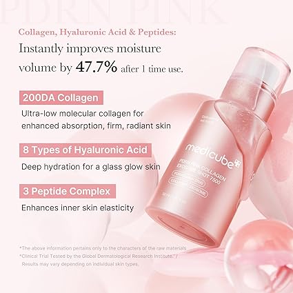 Medicube PDRN Pink Collagen Exosome Shot Ampoule 7500 30ml