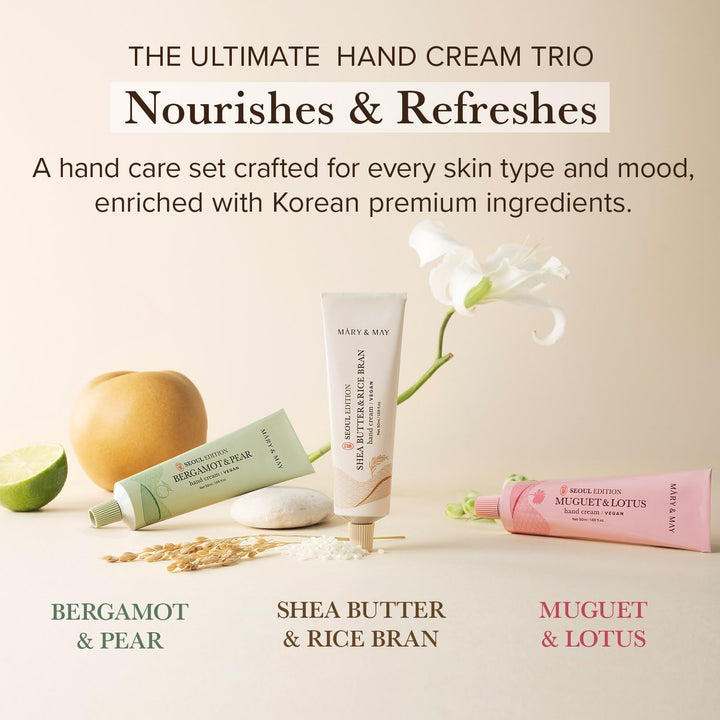 Mary & May Seoul Edition BERGAMOT & PEAR Hand Cream 50ml
