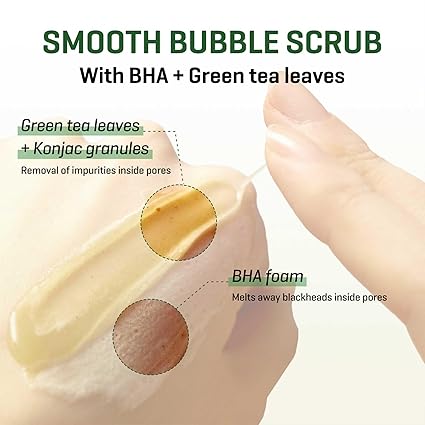Some By Mi BYE BYE BLACKHEAD 30 DAYS MIRACLE GREEN TEA TOX BUBBLE CLEANSER 120g