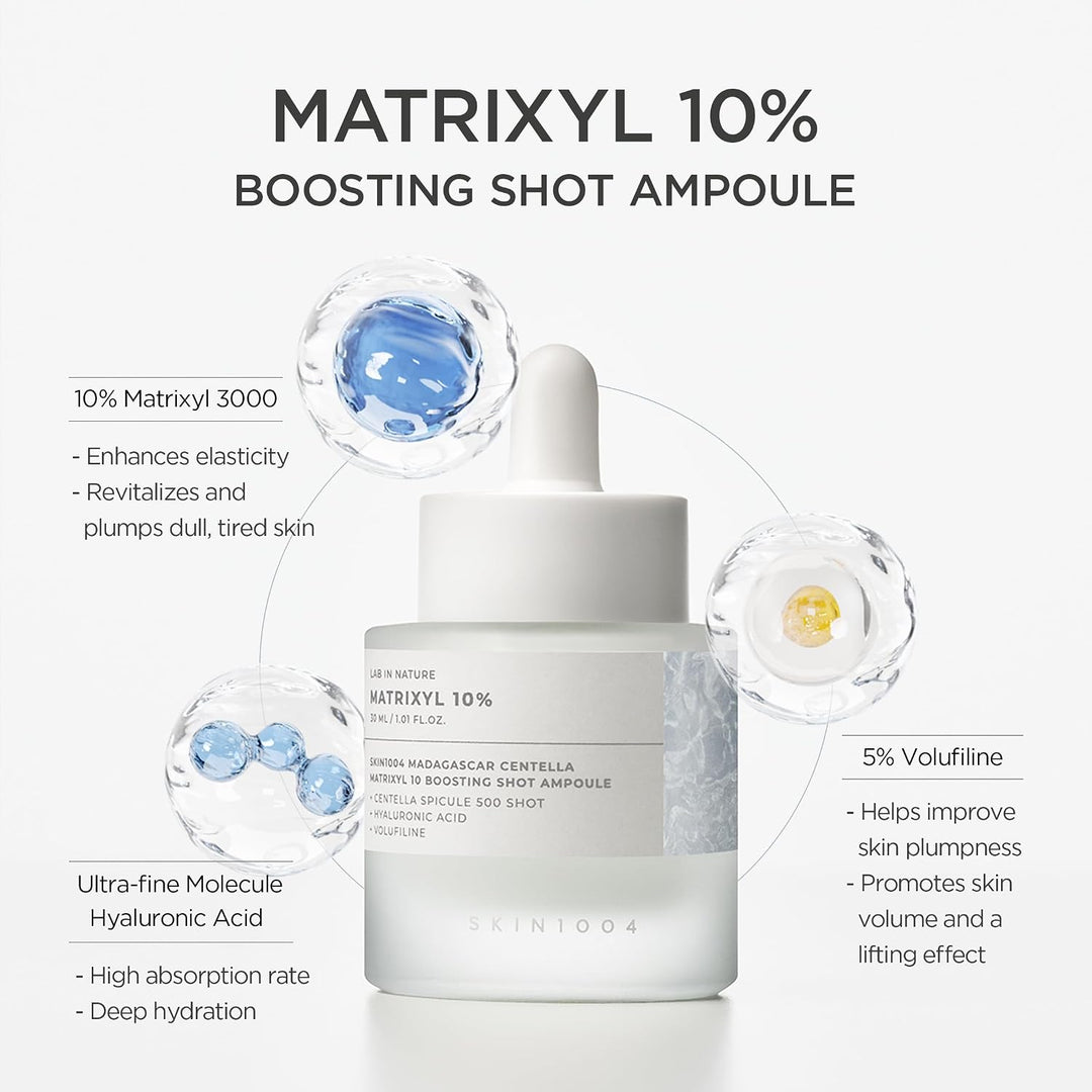 Skin1004 Madagascar Centella Matrixyl 10 Boosting Shot Ampoule 30ml