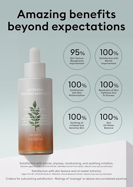 Missha Artemisia Calming Ampoule 50ml