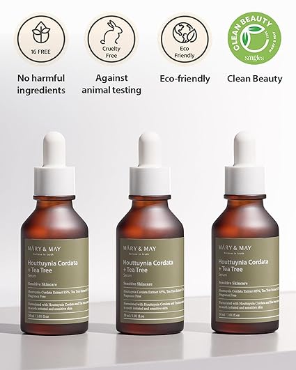 Mary & May  Houttuynia Cordata +Tea Tree Serum - 30ml