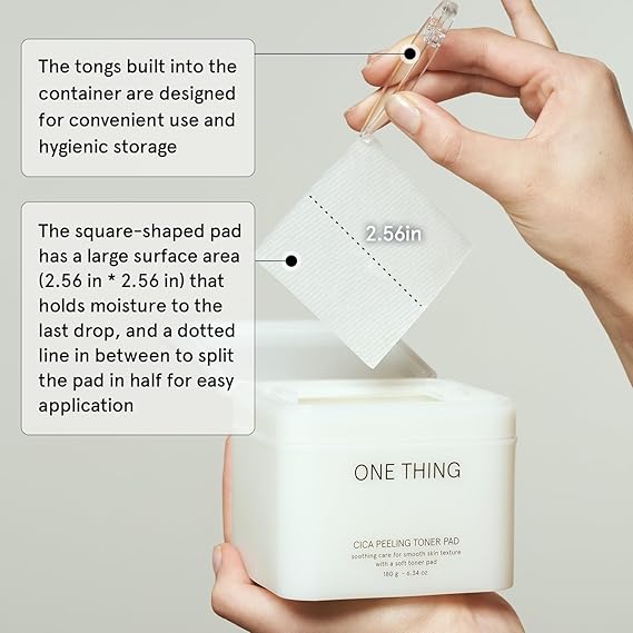 One Thing Cica Peeling Toner Pad 180g/65pcs
