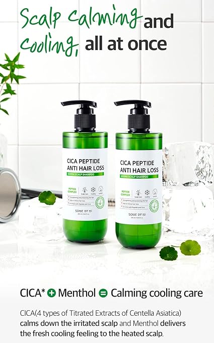 Some By Mi Cica Peptide Anti Hair Loss Derma Scalp Shampoo 285ml