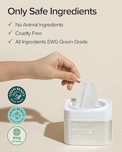 Mary & May Niacinamide Vitamin C Brightening Mask 30EA/400g