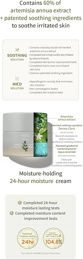 Missha Artemisia Calming Moisture Cream 50ml