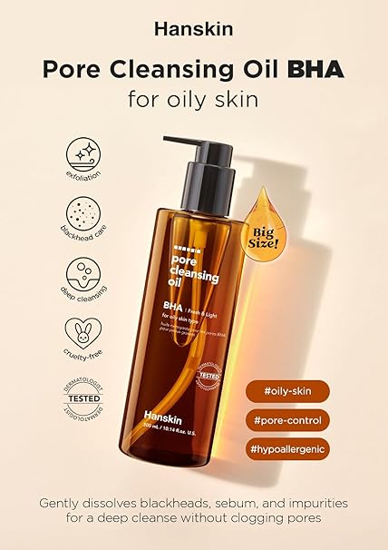 Hanskin BHA Pore Cleansing Oil 300ml