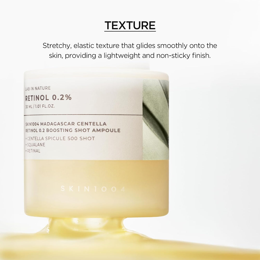 Skin1004 Madagascar Centella Retinol 0.2 Boosting Shot Ampoule 30ml