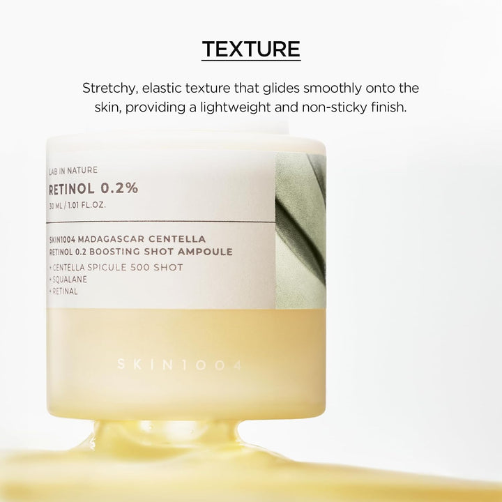 Skin1004 Madagascar Centella Retinol 0.2 Boosting Shot Ampoule 30ml