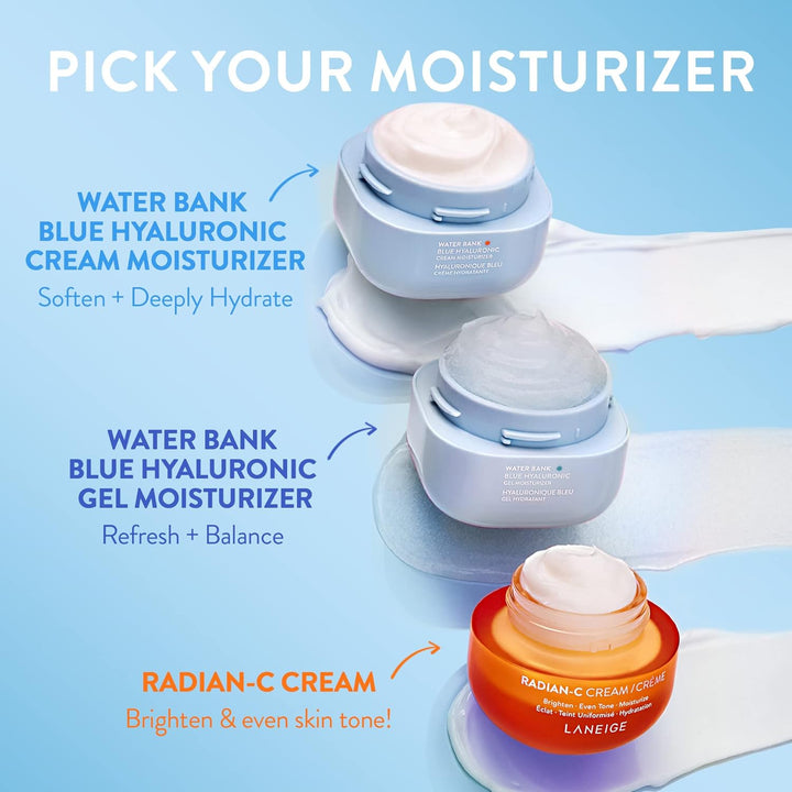 Laneige Water Bank Blue Hyaluronic Cream Moisturizer 50ml (Dry To Normal Skin)