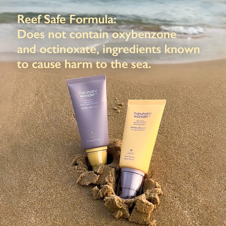 Haruharu Wonder Black Rice Pure Mineral Relief Daily Sunscreen Unscented SPF50+ 50ml