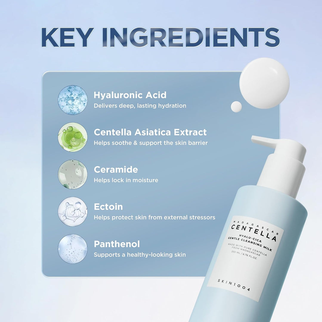 SKIN1004 Madagascar Centella Hyalu-Cica Gentle Cleansing Milk 200ml