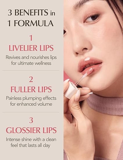 Pinate Natural Bloom Lip Oil Serum - Pink Muhly