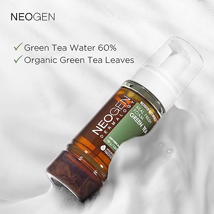 Neogen DERMALOGY REAL FRESH FOAM CLEANSER GREEN TEA 160G