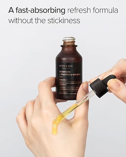 Mary & May Idebenone + Blackberry Complex Serum - 30ml