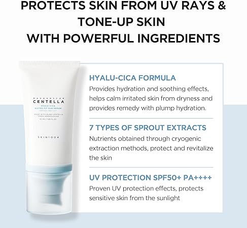 Skin1004 Madagascar Centella Hyalu-Cica Water-Fit Sun Serum - 3 Size