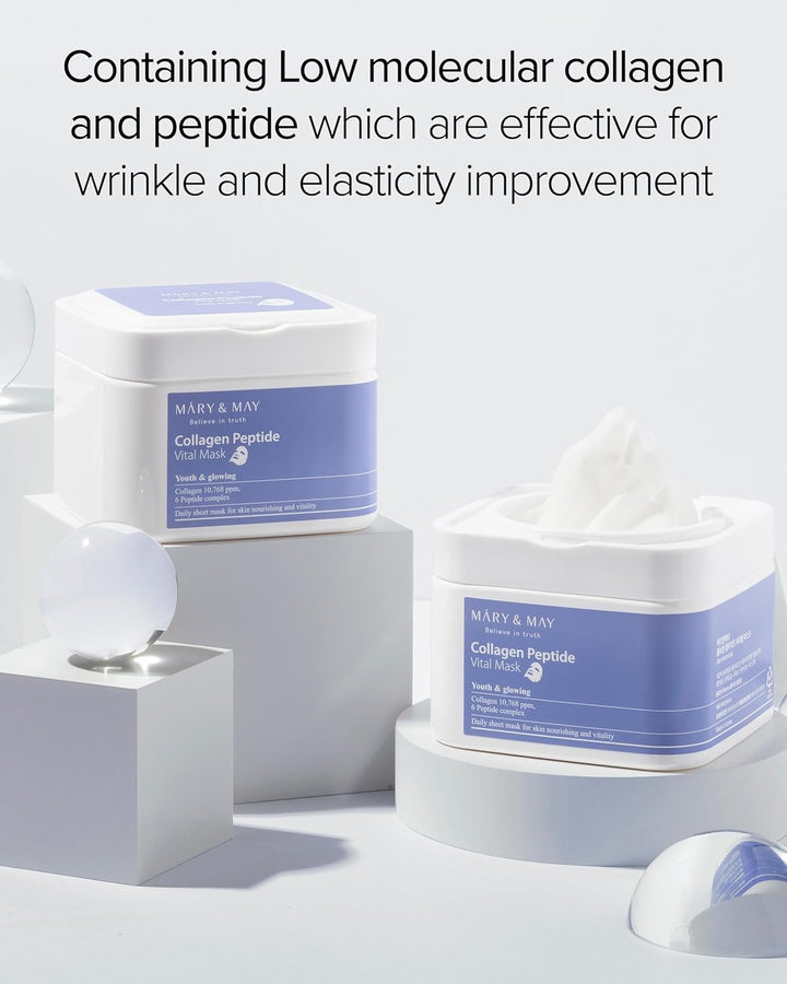 Mary & May Collagen Peptide Vital Mask 30EA/400g