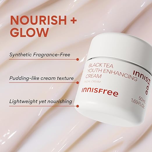 Innisfree Youth Enhancing Cream - With Black Tea 50ml