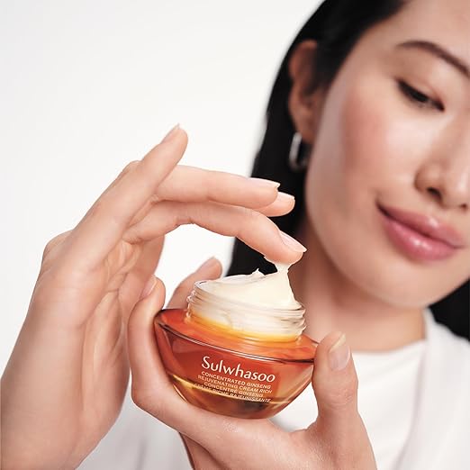 Sulwhasoo Concentrated Ginseng Rejuvenating Cream Rich- Korean Ginseng & Peptide Anti-Aging Rich Moisturizer with Retinol for Wrinkles, Firmness & Nourished Skin, 1.69 fl. oz. (Packaging May Vary)