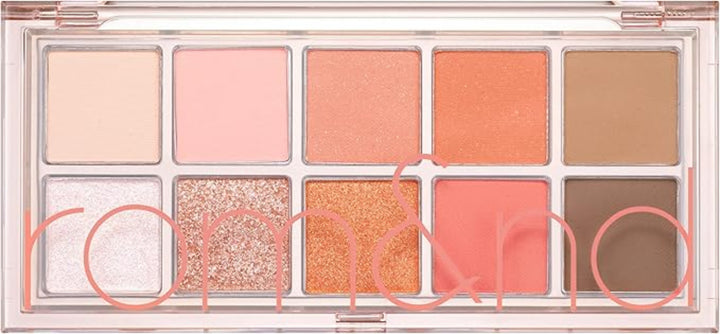 ROM&ND Better Than Palette  6g # Energetic Bright 08 Peach Dahlia Garden