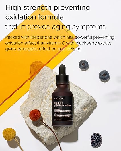 Mary & May Idebenone+Blackberry Complex Serum_80ml