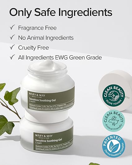 Mary & May Sensitive Soothing Gel Cream 70g