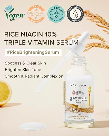 Mary & May Rice niacin 10% Triple Vitamin Serum 80ml