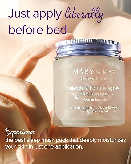Mary & May Calendula Peptide Ageless Sleeping Mask 110g