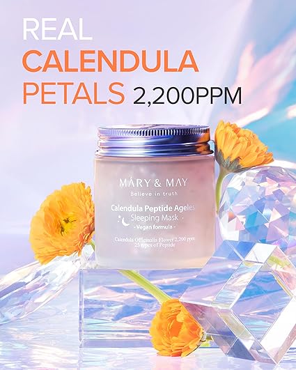 Mary & May Calendula Peptide Ageless Sleeping Mask 110g