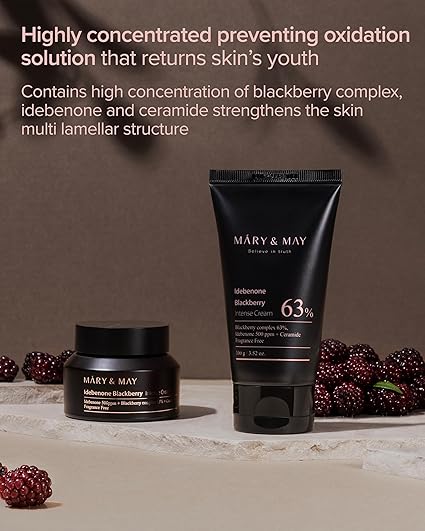 Mary & May Idebenone Blackberry Intense Cream 100g