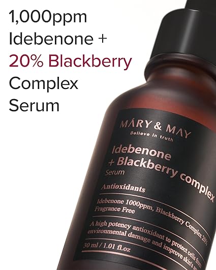 Mary & May Idebenone + Blackberry Complex Serum - 30ml