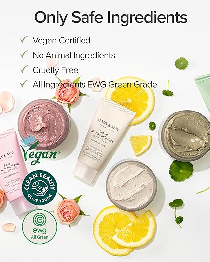 Mary & May Vegan Wash Off Mask Mini Gift Set (30g x5)