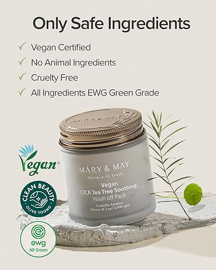 Mary & May  CICA TeaTree Soothing Wash off Pack 125g