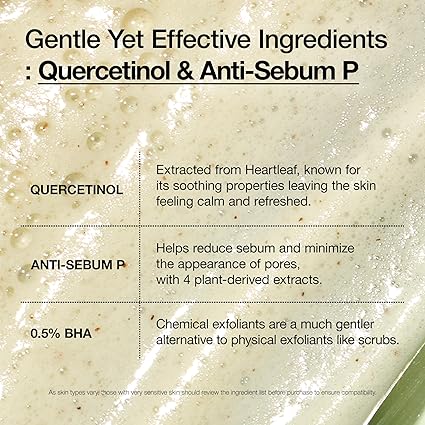 Anua HEARTLEAF QUERCETINOL PORE DEEP CLEANSING FOAM 150ML