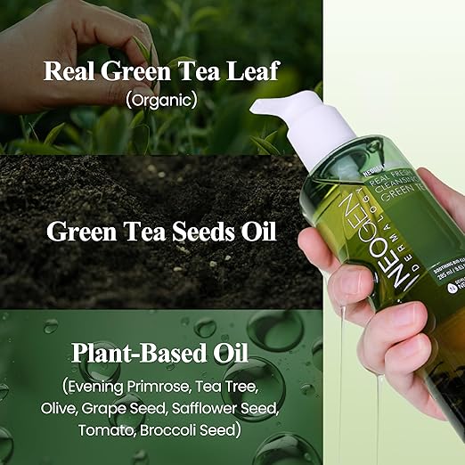 Neogen DERMALOGY REAL FRESH CLEANSING OIL GREEN TEA 285ML