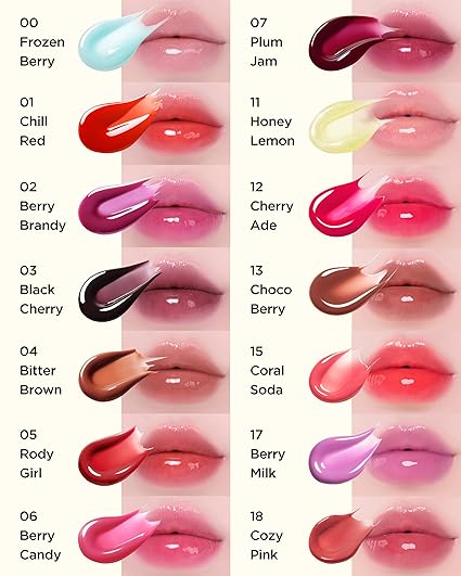 Tocobo Juicy Berry Plumping Lip Oil - 16 colors