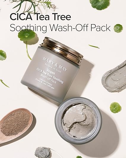 Mary & May  CICA TeaTree Soothing Wash off Pack 125g