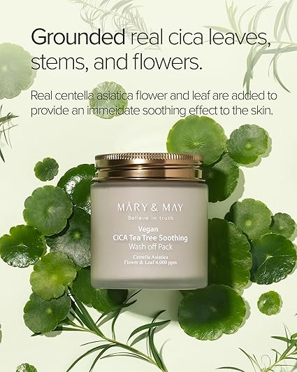 Mary & May  CICA TeaTree Soothing Wash off Pack 125g