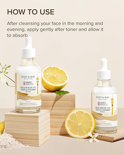 Mary & May Rice niacin 10% Triple Vitamin Serum 80ml