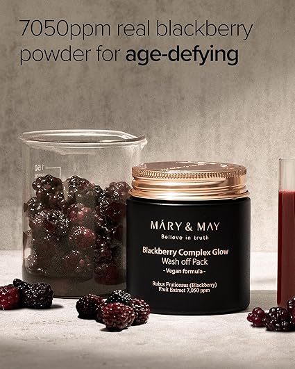 Mary & May Blackberry Complex Glow Wash off Pack 125g