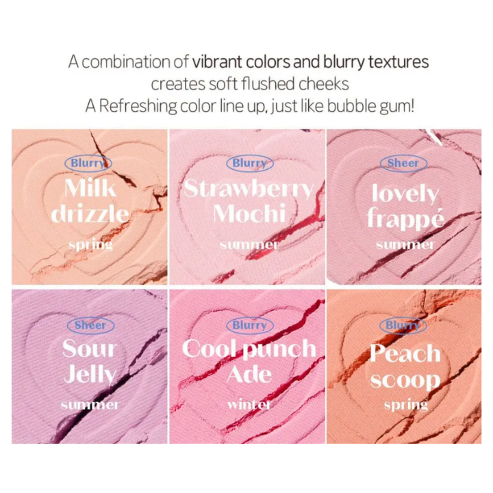 Etude House Sarr Sweeties Heart Pop Blusher 4g - Sour Jelly