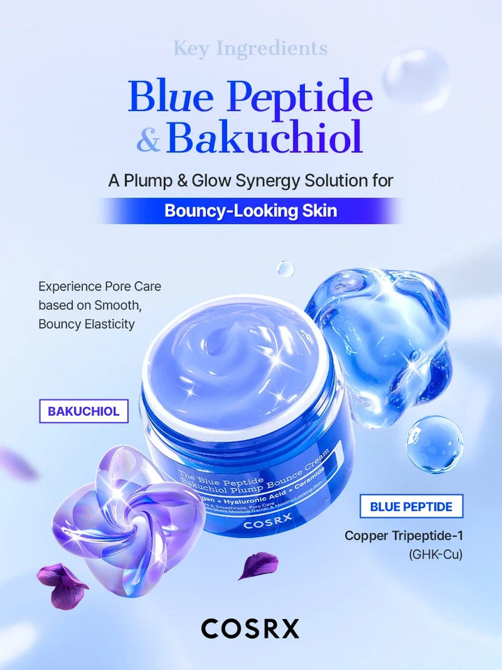 Cosrx The Blue Peptide Bakuchiol Plump Bounce Cream 50ml