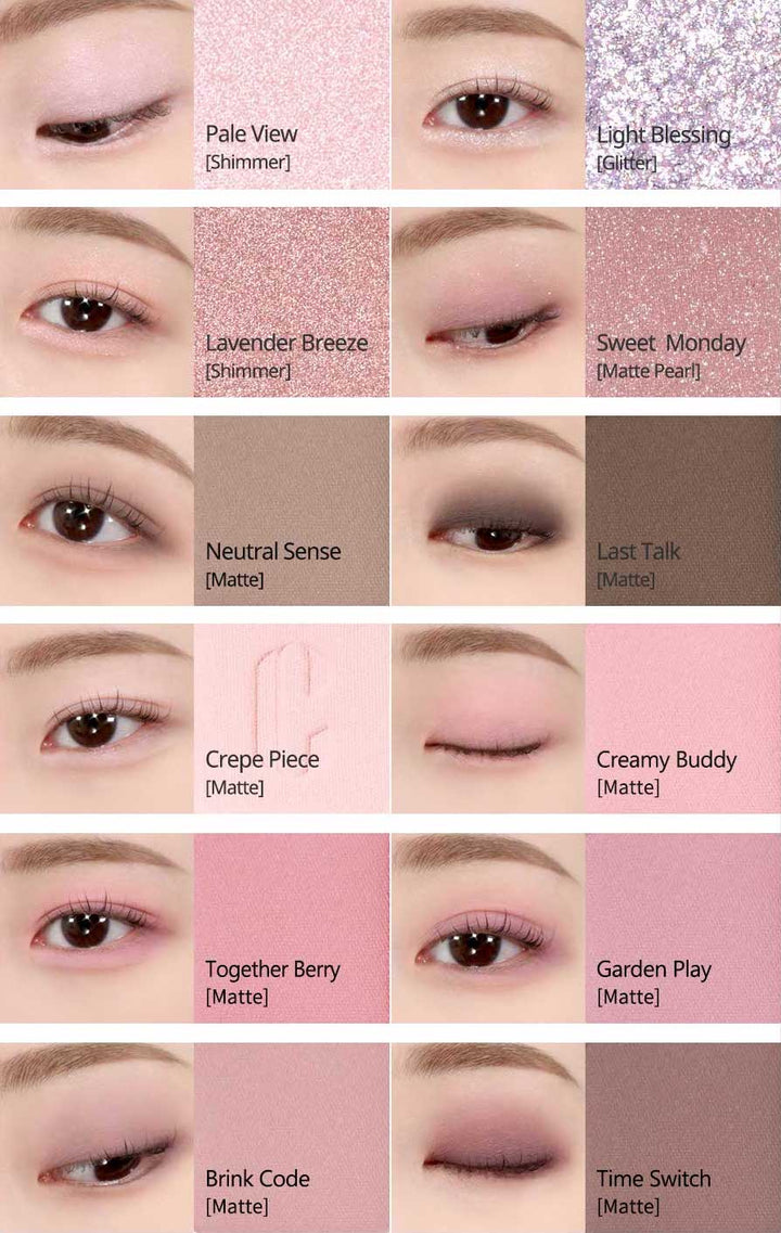 CLIO  Pro Eye Palette Air 7.2g No.4 Pink Pairing