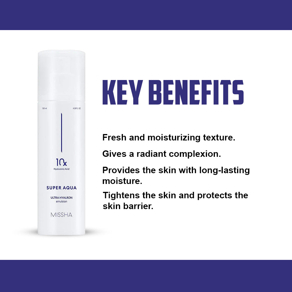 Missha Super Aqua Ultra Hyalron Emulsion 130ml