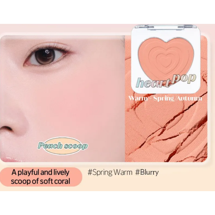 Etude House Sarr Sweeties Heart Pop Blusher 4g - Peach Scoop