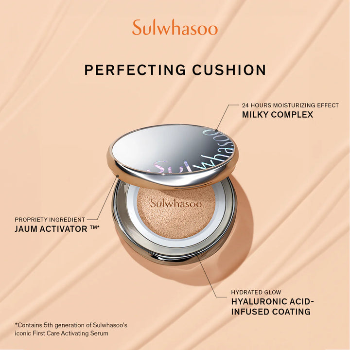 Sulwhasoo The New Perfecting Cushion SPF 50+/PA+++ 15g*2 - 13N1 Ivory