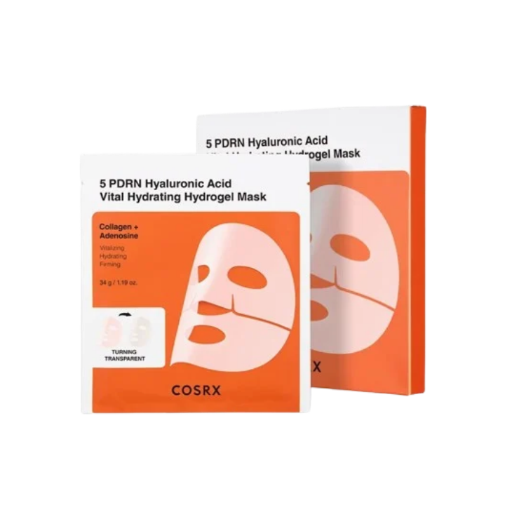 Cosrx 5 PDRN Hyaluronic Acid Vital Hydrating Hydrogel Mask 3ea