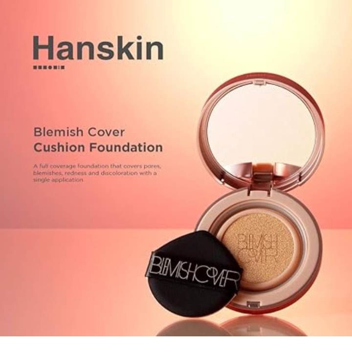Hanskin Glow Blemish Cover Conceal Cushion No. 21 Cream 11g*2